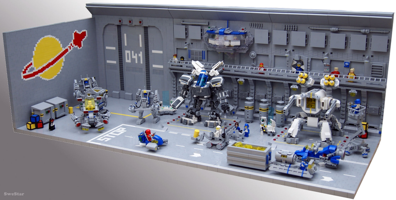 Illustration for article titled These Lego Classic Space builds make me want a new official Space line